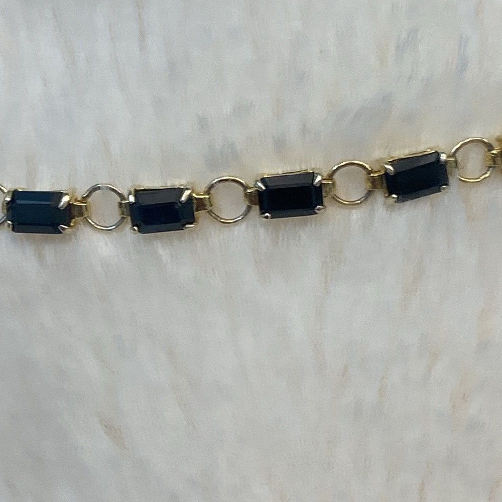 Dark Blue Sapphire Bracelet
